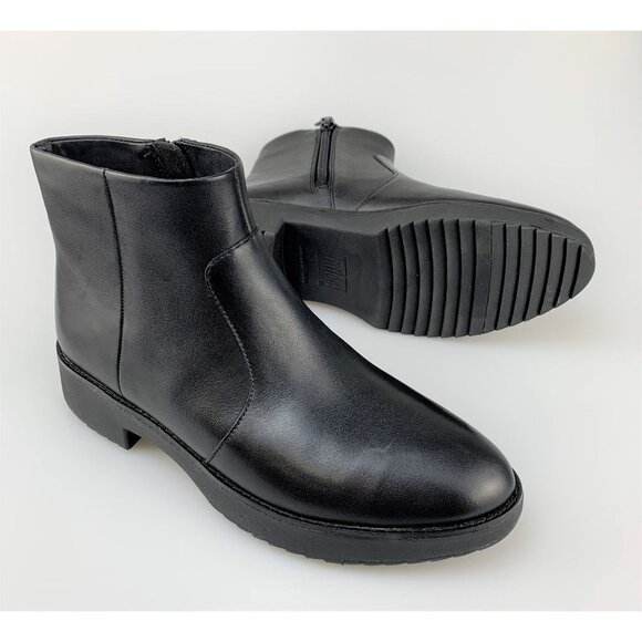 NIB Fitflop Mari Boots In Black Size 37 - Picture 2 of 11